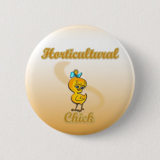 Horticultural Chick Ronde Button 5,7 Cm (Voorkant)