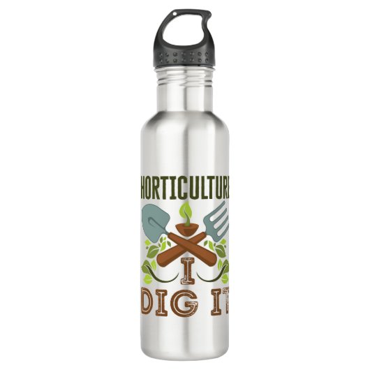 Horticulture I Dig It Waterfles (Voorkant)