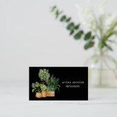 Horticulturistische groene Planten Visitekaartje (Staand voorkant)