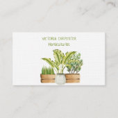 Horticulturistische groene Planten Visitekaartje (Voorkant)