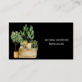 Horticulturistische groene Planten Visitekaartje (Voorkant)