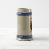 Horton Coat of Arms Stein / Horton Crest Stein Bierpul (Center)