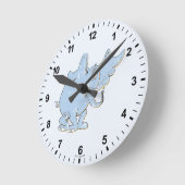 Horton Hears A Who | Horton Distressed Ronde Klok (Hoek)