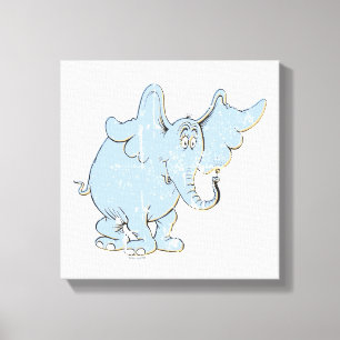 Horton Hears A Who Horton in nood Canvas Afdruk