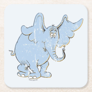 Horton Hears A Who Horton in nood Kartonnen Onderzetters