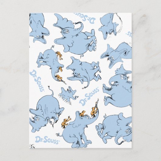 Horton Hears A Who Monkey Patroon Briefkaart (Voorkant)