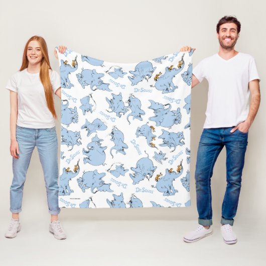 Horton Hears A Who Monkey Patroon Fleece Deken (In situ)