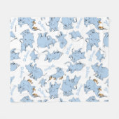 Horton Hears A Who Monkey Patroon Fleece Deken (Voorkant (Horizontaal))