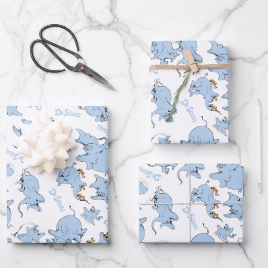 Horton Hears A Who Monkey Patroon Inpakpapier Vel (Voorkant)