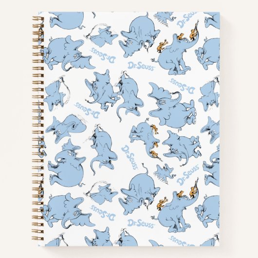 Horton Hears A Who Monkey-patroon Notitieboek (Voorkant)