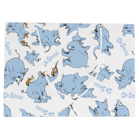 Horton Hears A Who Monkey Pattern Groot Cadeauzakje (Achterkant)