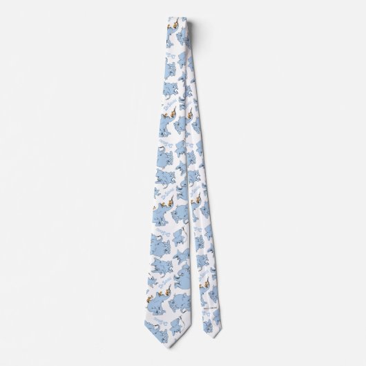 Horton Hears A Who Monkey Pattern Stropdas (Voorkant)