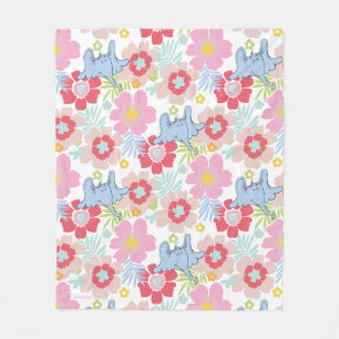 Horton Hears A Who Pastel Bloem Patroon Fleece Deken