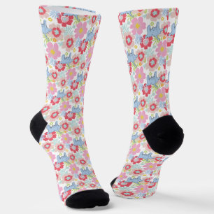 Horton Hears A Who   Pastel Bloem Patroon Sokken