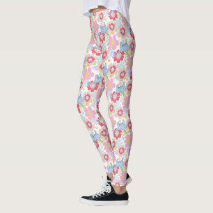 Horton Hears A Who   Pastel Bloemmotief Leggings