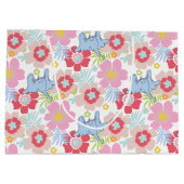 Horton hoort een Who | pastelbloempatroon Groot Cadeauzakje (Achterkant)