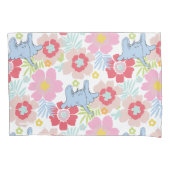 Horton hoort een Who | pastelbloempatroon Kussensloop (Voorkant-Links)