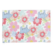 Horton hoort een Who | pastelbloempatroon Kussensloop (Voorkant-Rechts)