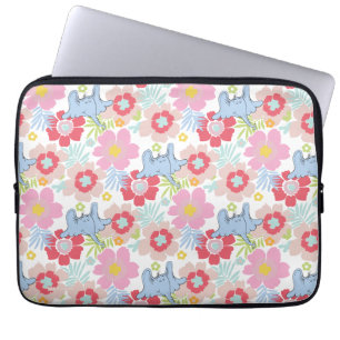 Horton hoort een Who   pastelbloempatroon Laptop Sleeve