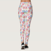 Horton hoort een Who | pastelbloempatroon Leggings (Achterkant)
