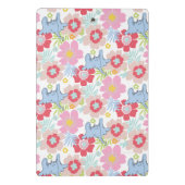 Horton hoort een Who | pastelbloempatroon Mini Klembord (Achterkant)