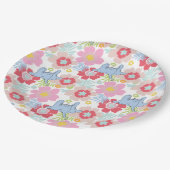 Horton hoort een Who | pastelbloempatroon Papieren Bordje (Gekanteld)