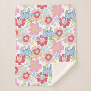 Horton hoort een Who   pastelbloempatroon Sherpa Deken