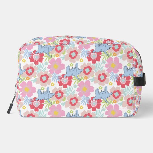 Horton hoort een Who | pastelbloempatroon Toilettasje (Achterkant)