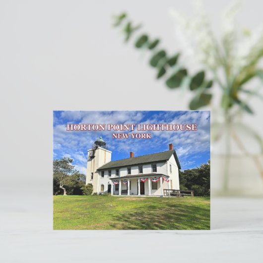 Horton Point Lighthouse, Briefkaart van New York (Staand voorkant)