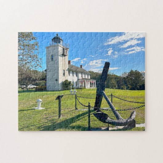 Horton Point Lighthouse, New York Puzzel (Horizontaal)