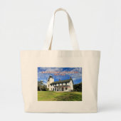 Horton Point Vuurtoren New York Grote Canvas tas (Voorkant)