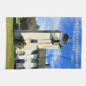 Horton Point Vuurtoren, New York Theedoek (Horizontaal)