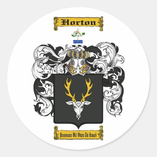 Horton Ronde Sticker (Voorkant)