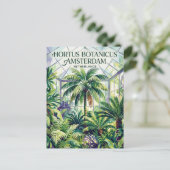 Hortus Botanicus Amsterdam Nederland Briefkaart (Staand voorkant)
