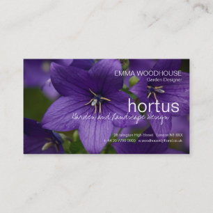 Hortus - Chinees Visitekaartje voor bloemen