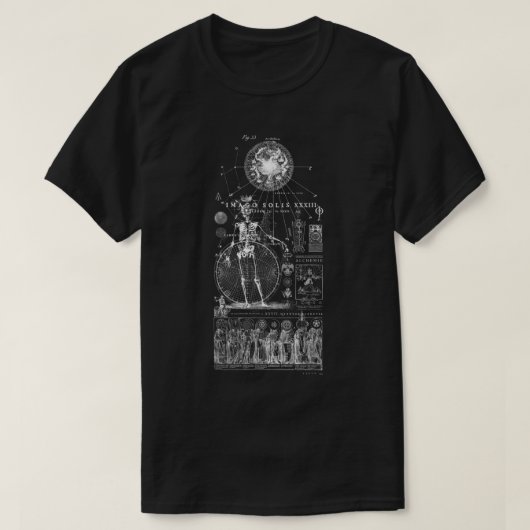 HORUS - Amun Ra - Solar - Sun God Alchemy - occult T-shirt (Design voorkant)