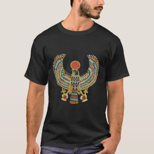 Horus Ancient Egyptische Falcon Hieroglyph Archaeo T-shirt