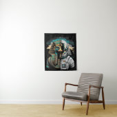 Horus Astronaut - Oude goden en ruimteverkenning Wandkleed (In situ)
