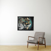 Horus Astronaut - Oude goden en ruimteverkenning Wandkleed (In Situ (horizontaal))