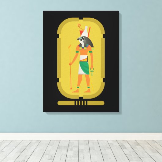 Horus Canvasprint Canvas Afdruk (Insitu (Houten vloer))