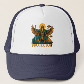 Horus de Beschermer – Dappere Oude Egyptische Valk Trucker Pet