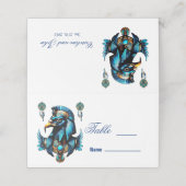 Horus de Egyptische valkengod Plaatskaartje (Buitenkant ongevouwen)