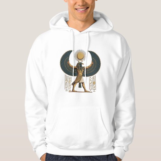 Horus de gevleugelde zonwacht hoodie (Voorkant)
