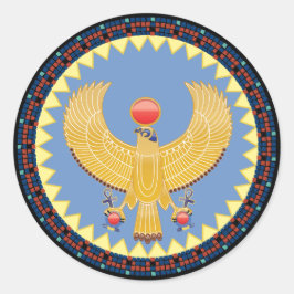 Horus, de koningsgod in het Oude Egypte Sticker