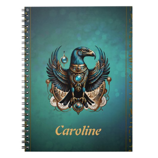 Horus de valkengod. notitieboek (Voorkant)