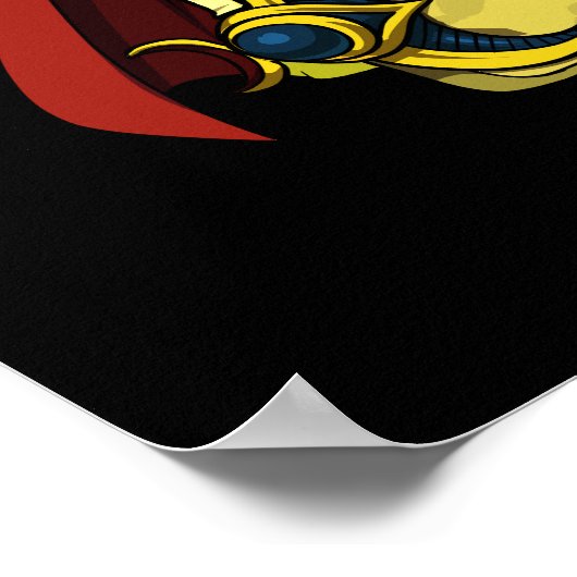 Horus Egyptian God Ra Pyramids Ancient Mythology Poster (Hoek)