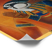 Horus en Anubis Poster (Hoek)