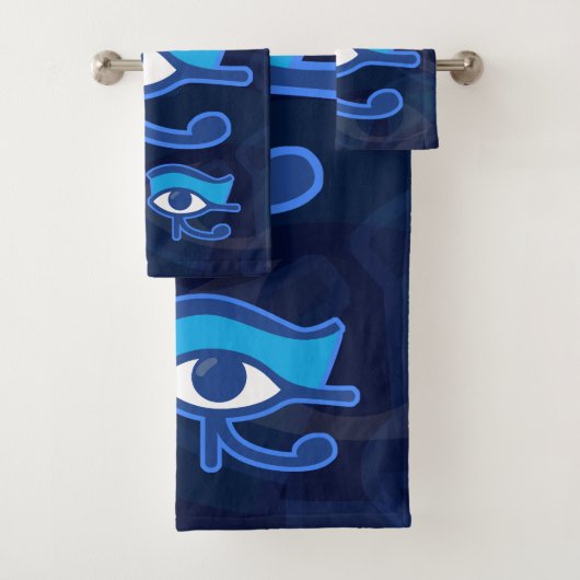 Horus Eye Bad Handdoek (Insitu)