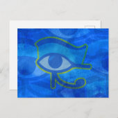 Horus Eye-Briefkaart Briefkaart (Voorkant / Achterkant)