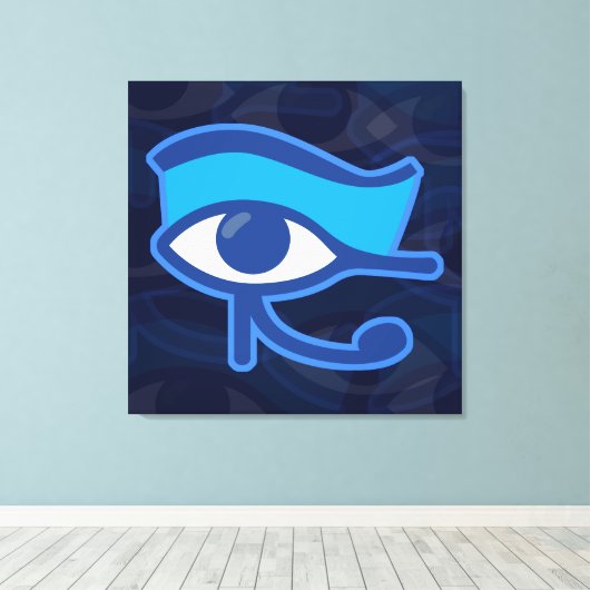 Horus Eye Canvas Afdruk (Insitu (Houten vloer))